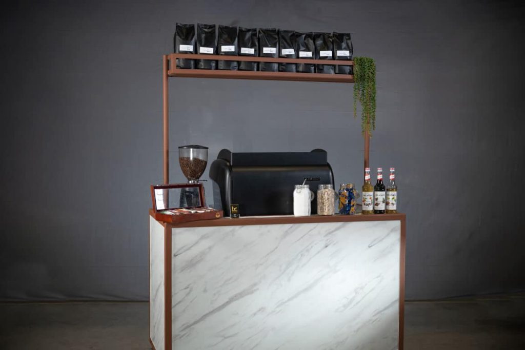 goedkoop een koffiebar huren