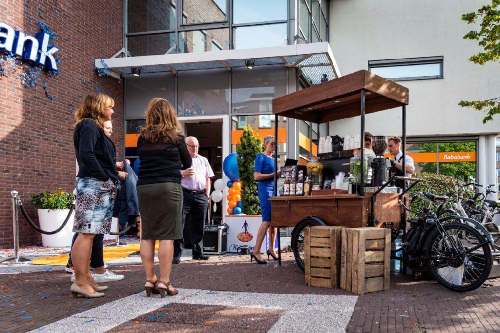 De Koffie fiets van Koffiebarhuren.nl