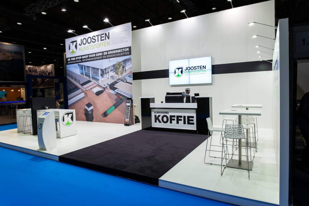 Koffiebar met branding